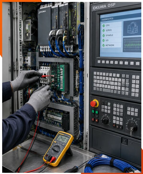 Ремонт систем ЧПУ Okuma OSP в Горячем Ключе